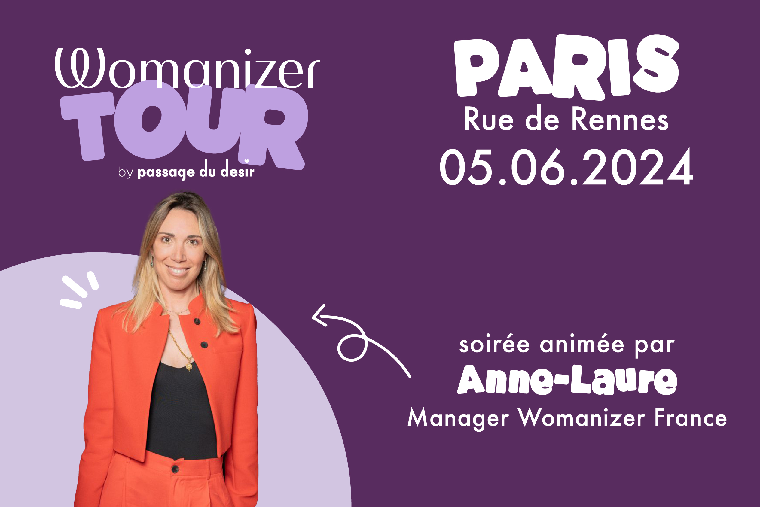 Womanizer tour Paris boutique Sainte Croix